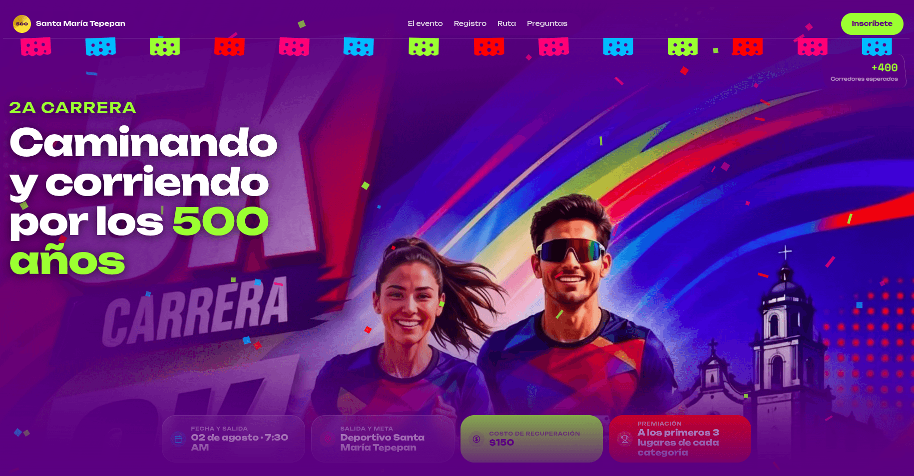 Plataforma para registro de carrera